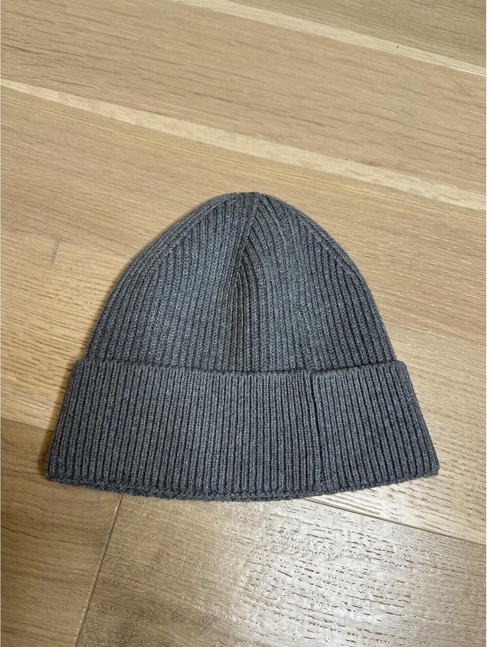 Zara Ribbed Toque One Size Grey - Picture 2 of 2